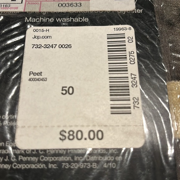 New JCPenney Home Harper Grommet Panel 50x108 Energy Savings. Blocks out light. - Picture 5 of 7